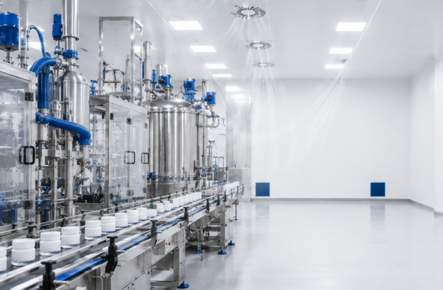 sala blanca industria cosmetica